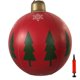 thumbnail image 1 of Bewildely Bolas inflables de Navidad de 24 pulgadas, decoraciones para exteriores, decoraciones navideñas para patio, adorno inflable para jardín Kits de decoración para fiestas No.1 Bewildely HA042543-01, 1 of 6