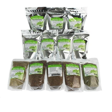 5 Part Salad Sprout Seed Mix -1 Lbs- Organic Sprouting Seeds: Radish ...