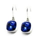 thumbnail image 2 of Aretes Zvezda Cushion color Majestic Blue plata .925 gancho Zvezda ZAR-CSH12-MB-G, 2 of 4