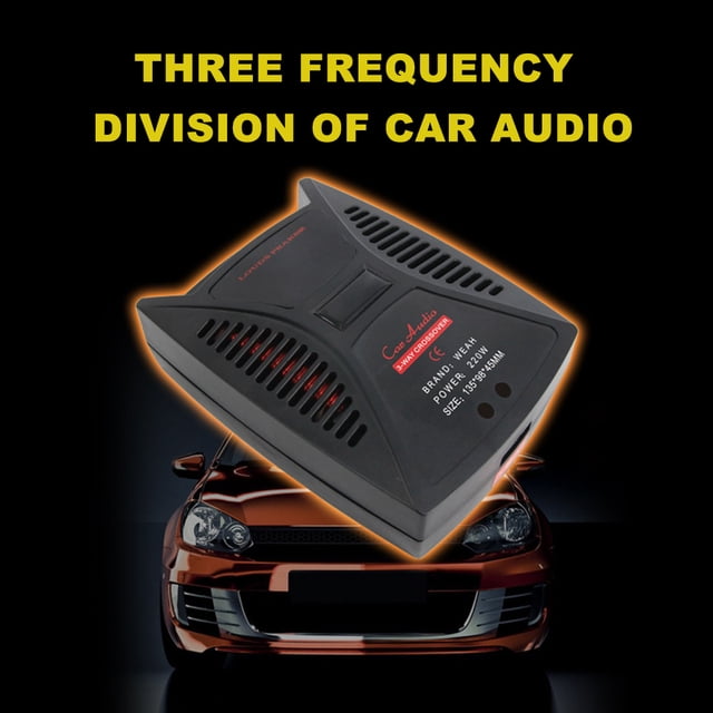 Divisor De Frecuencia 220W 3 vías Crossover Audio Treble Bass Speaker Frecuencia Crossover Divider