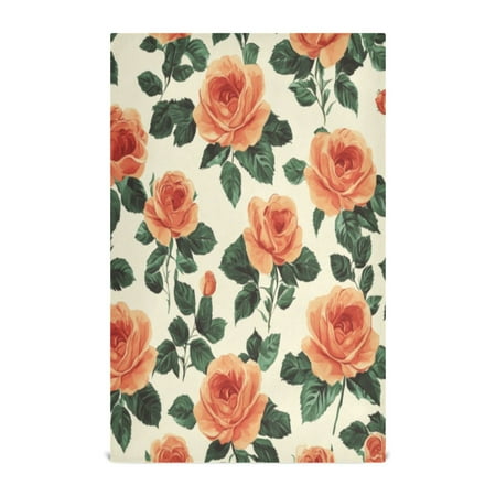 

Kitchen Towel 28x18 Inches x4，Plate Towel Decorative Towel Napkin Tea Towel Tea Towels For Kitchen Dish Cloths & Dish Towels Pretty Red Roses5