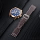 thumbnail image 4 of Correa de cuero genuino para reloj IWC Universal Spitfire Pilot Little Prince, pulsera para hombre Mark 18, marrón y negro, 20 mm y 21 mm, 4 of 5