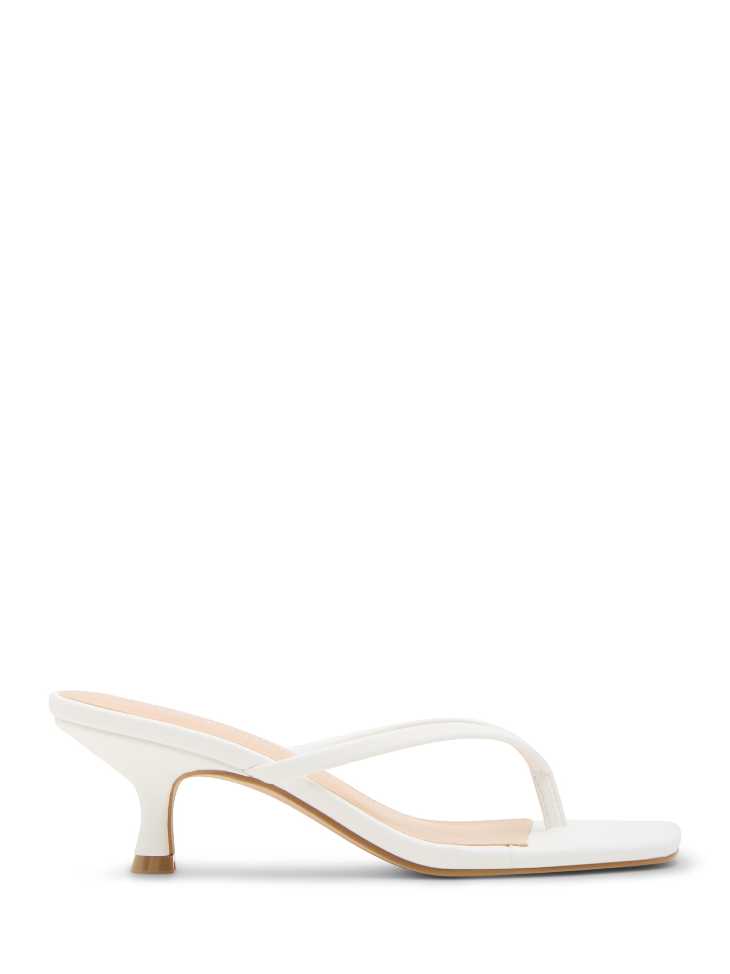 Madden Girl Women's Charlene Thong 2 inch Kitten Heel Sandal
