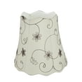 thumbnail image 2 of Aspen Creative 34064 Transitional Scallop Bell Shape Spider Construction Lamp Shade in Off White, 16" wide (10" x 16" x 15"), 2 of 4