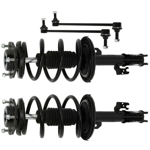 CCIYU Front Strut Spring Assembly Control Arm and Ball Joint Assembly 2011-2014 for Toyota Sienna XLE Mini Passenger Van 5-Door Complete Suspension Kit Fits replace for K750574, 173050