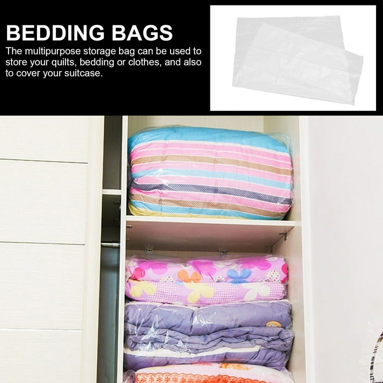 5 Pcs Bag Organiser Pouches Storage Bags for Luggage Clear Clothes Storage Bag Bedding Containers Bedding Storage Bags Transparent Storage Bag Quilt