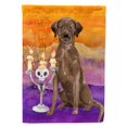 thumbnail image 1 of Carolines Treasures CK3199GF Hallween Chocolate Labrador Retriever Garden Size Flag, 1 of 3