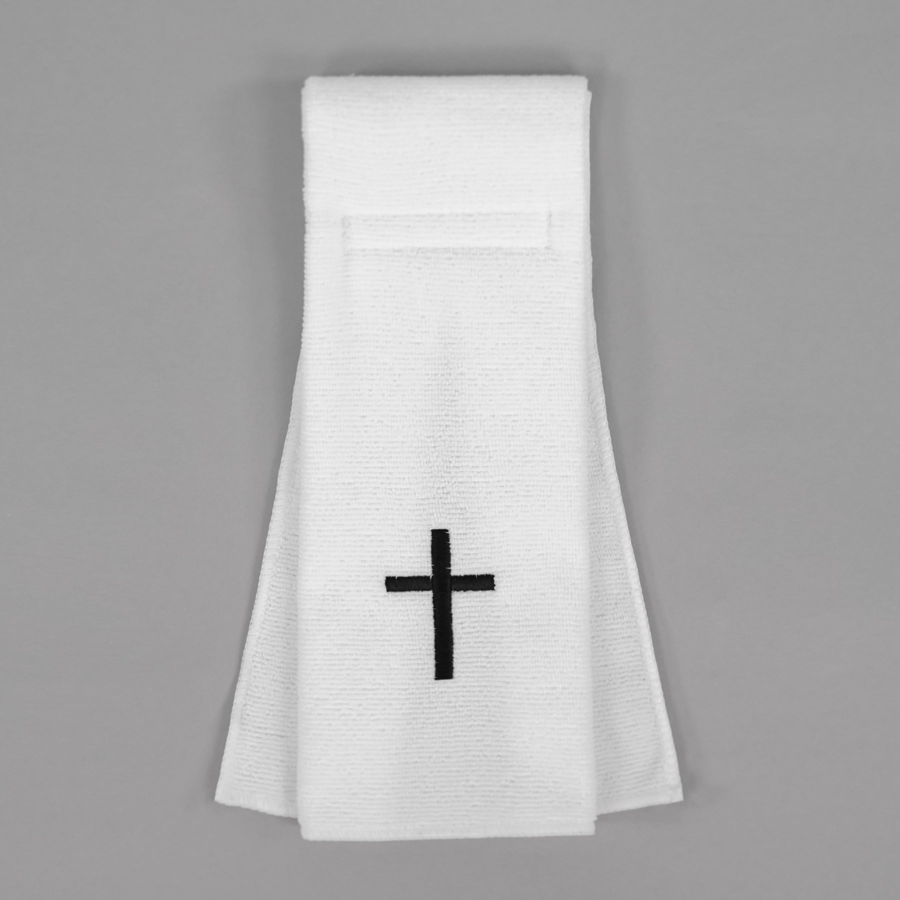 Cross White Football Towel