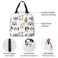 thumbnail image 5 of Lsque Puppy Pattern Lunch Bag Women/Men Insulated Lunch Box,Small Leakproof Cooler Food Lunch Containers Reusable High Capacity Lunch Tote Bags, 5 of 6