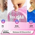 thumbnail image 2 of YES4AL Foam Half Roller EVA 36 in - Unicorn Marble, 2 of 5