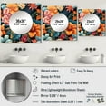 thumbnail image 4 of Designart "Paradise In The Tropics II" floral Square Mirror Wall Decor Cottage - Large Multicolor Square Bathroom Mirror - Square Printed Wall Mirror Art, 4 of 5