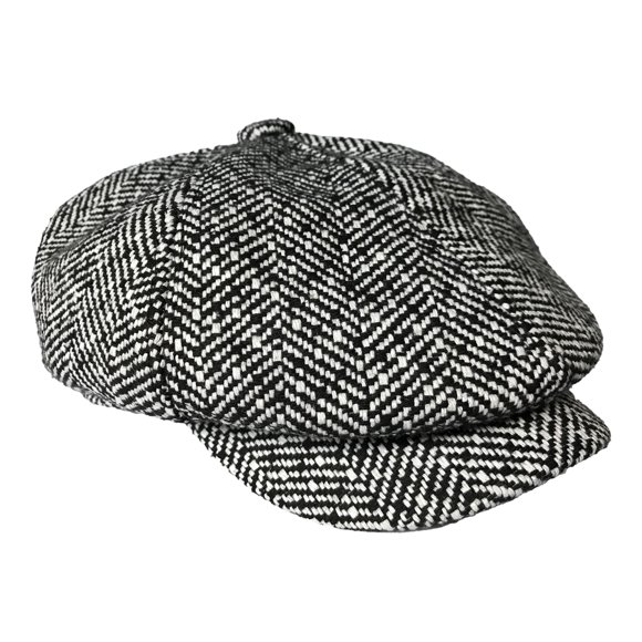 Opolski Mode Classique Casquette Beret pour Hommes Tricotée Extérieure Décontractée Octogonale