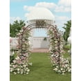 thumbnail image 6 of Huisuilinss Garden Arch Trellis,Metal Garden Arbor For Climbing Plants,Pergola Arbor,Wedding Arch,Garden Archway For Gazebos Lawn Ceremony Party Outdoor Decor, 6 of 6