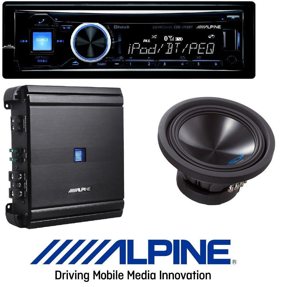 ALPINE Car Stereo CD/USB Receiver w/ Advanced Bluetooth W/ Alpine 500