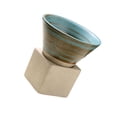 thumbnail image 1 of Langgg Pottery Tea Cup Hand Crafted Kung Fu Tea 100ml for Tea Lover Indoor Outdoor Blue, 1 of 9