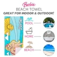 thumbnail image 2 of Barbie Super Soft Cotton Kids Bath/Pool/Beach Towel, 58 in x 28 in, 2 of 5