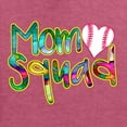 thumbnail image 2 of Wild Bobby, Colorful Baseball Mom Squad, Sports, Unisex Crewneck Graphic Sweatshirt, Vintage Heather Red, Small, 2 of 4