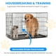 thumbnail image 3 of Jaula para perros Simple Deluxe de 24 pulgadas con divisor y puerta doble, 3 of 6