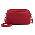 thumbnail image 1 of Flmtop Women Solid Color Waterproof Zipper Small Clutch Crossbody Shoulder Nylon Bag, 1 of 10