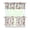 cfcl-1861, variant on Boho Vintage Curtains 24 Inch Short - 3 Panel Farmhouse Wildflower Set with Rustic Floral Design, Rod Pocket Kitchen
