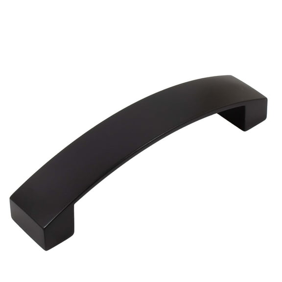 Zephyr Cabinet Pull, 96 Millimeters, Matte Black by Stone Harbor Hardware