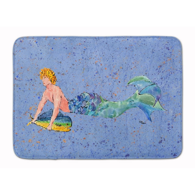 Carolines Treasures 8347-RUG Merman Machine Washable Memory Foam Mat