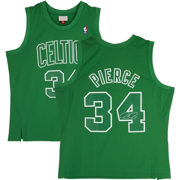 Paul Pierce Boston Celtics Autographed Mitchell & Ness Green 2012 Christmas Day Swingman Jersey - Fanatics Authentic Certified