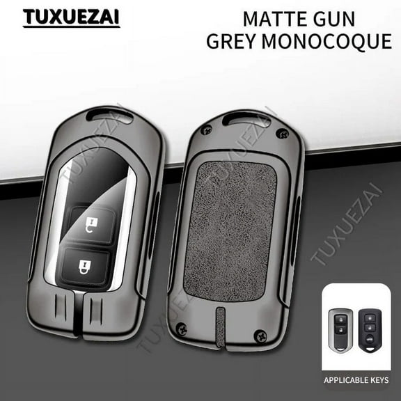 Zinc alloy leather Car Key Case Cover For Toyota G 2/3 buttons Corolla Verso 2004 2006 2007 Prius Gen 20 2005 2008 Protect Shell