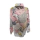 thumbnail image 5 of ICHUANYI Clearance Fashion Women's Loose Buttons Printing Lapel Long Sleeves T-shirts Blouse Tops(White, XXL) ICHUANYI WER2023080801482, 5 of 6