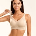 thumbnail image 2 of Soft Jelly Support Full Coverage Wireless Bra for Everyday Comfort and Subtle Lift with Side Wider Bands and Seamless Design, 2 of 4
