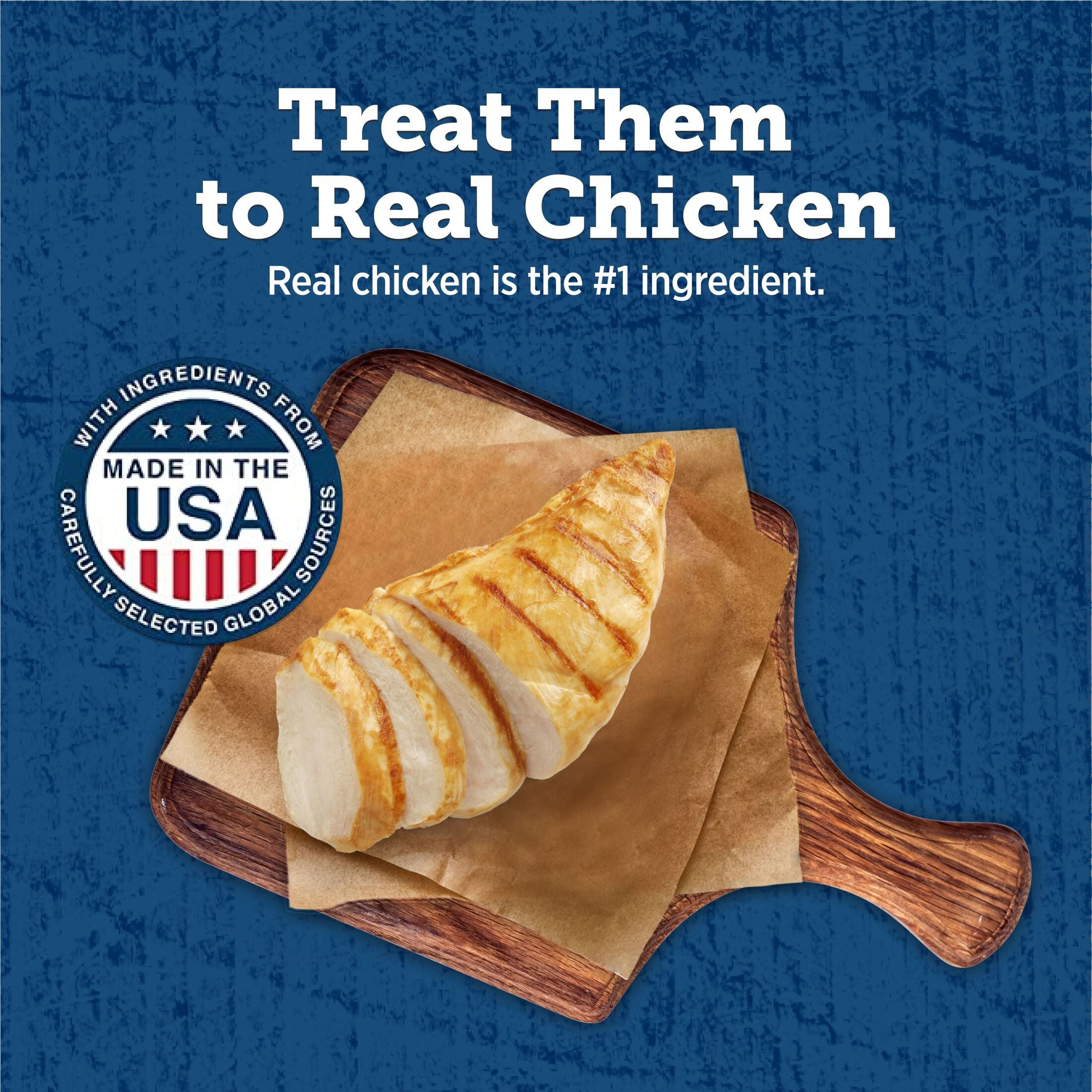 Blue Buffalo True Chews Natural Jerky Cuts Dog Treats, Chicken Recipe, 12-oz. Bag