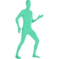 thumbnail image 4 of FRSASU Men's and Women's Bodysuit Jumpsuit Costume Stretchy Spandex Unitard Cosplay Full Body Suit Zentai Skin Suit Mint Green, 4 of 7