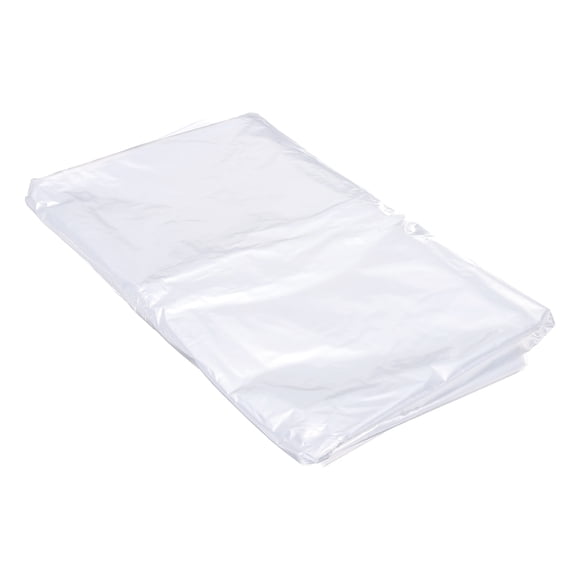 10 Pcs Clear Flat Open Plastic Poly Bags 24x35 Inch 1.6 Mil Packaging Bags for Proving Bread, Dough