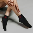 thumbnail image 4 of Houderco 5Pares Calcetines Tobilleros De Con Corazones Para Uso Deportivo Y Diario, 4 of 6