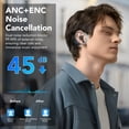 thumbnail image 6 of Touch Screen Wireless Earbuds Bluetooth Headphones with 50H Playtime, Noise Cancelling Headphones with Mic IPX7 Waterproof in Ear Earphones for Pad Android/iOS Phones Gifts for Women Men, Black, 6 of 9