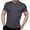 hgg366-Dark Gray, variant on Mens Compression Shirts Short Sleeve Athletic Workout T-Shirt Running Tops Cool Dry Active Gym Undershirt