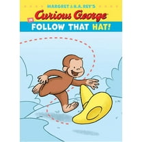 Curious George's Funny Readers Curious George in Follow That Hat!, (Hardcover)
