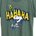 thumbnail image 3 of Peanuts - Ha Ha Graffiti - Women's Short Sleeve Graphic T-Shirt, 3 of 6