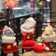 thumbnail image 3 of 12 Uds. Colgante de decoración navideña, diseño de gota de Papá Noel, decoración navideña, media flocada, bota, bolsa de dulces Xemadio 2034488, 3 of 9
