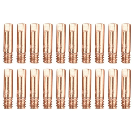 

Mosiee 20pcs MB15 15AK Contact Tip Welding Nozzles M6 welding Torch Power Nozzle