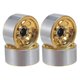 thumbnail image 1 of Steel 1.0 Beadlock Wheel Rim Wheel Hub For 1/24 Rc Car,yellow, 1 of 4
