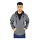 thumbnail image 2 of Sudadera Hoodie Basica Hombre Con Cierre Y Gorro Afelpado A1, 2 of 5