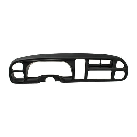 - BROCK Dash Instrument Cluster Bezel Black w/ Clips Replacement for 98-02 Dodge Ram Pickup Truck 68042746AC 5GK51DX9AA 5EU11DX9AB
