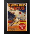 thumbnail image 2 of Vintage Apple Collection 14x18 Black Modern Framed Museum Art Print Titled - Bertram Mills Circus, 2 of 5