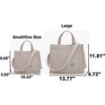 thumbnail image 2 of ZHAOCHENG Bolso de mano para mujer, pequeño bolso tipo cartera, elegante bolso de mano para mujer, bolso estilo hobo de pana, 10,23 x 9,05 x 3,93 pulgadas, 2 of 5