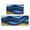 Blue and Gold Marble Pattern, variant on Blue and Gold Marble Pattern Anti Fatigue Kitchen Rugs Set Of 2, Non Slip Washable Decorative Floor Mats for Kitchen Sink Laundry, 17"x30" and 17"x47"