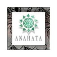 thumbnail image 2 of LightBoxJournal 12x12 White Modern Wood Framed Museum Art Print Titled - ChakrasYogaFramed_Anahata V1, 2 of 4