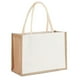 thumbnail image 4 of Ap Tote Bag With Sturdy Reusable Jute Handbag For Wedding Favors Use Travel Beach Stora Izer, 4 of 5
