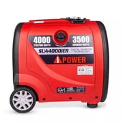 A-iPower 4000W Gas Inverter Generator, Electric Start, Quiet, RV Ready, Portable