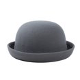 thumbnail image 1 of Sombrero bombín rizado de jazz para madre e hija, estilo femenino, de lana, para primavera y otoño, para parejas, Marubeni, 1 of 5